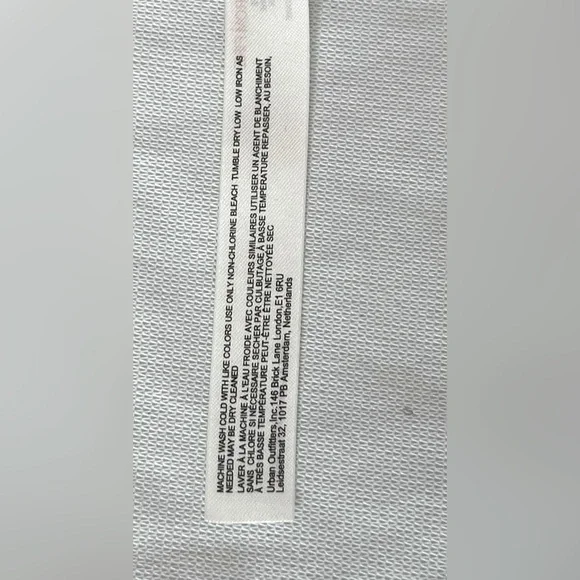 FP Beach NWT ivory crop top, long sleeves.  Size M - Picture 7 of 7